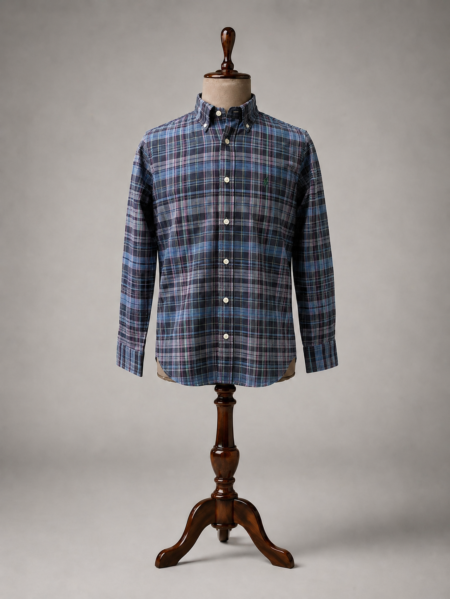 Classic Fit Checked Button-down Shirt.